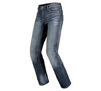 SPIDI, J Tracker Long, Pantaloni Moto Uomo con Protezioni, Vestibilità Slim, Jeans Moto Pratici ed Elasticizzati