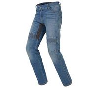 SPIDI, Jeans da Moto Furious PRO, Jeans da Moto Uomo con Protezioni, Resistenti ad Abrasione e Perforazione, con Protezioni sulle Ginocchia, Modello Slim Fit