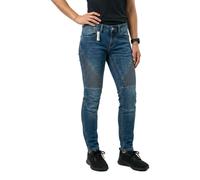 Spidi Denim Lady Racer Slim Fit Jeans da moto da donna, blu scuro, Taglia 30