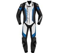Spidi Laser Pro Tuta in moto forata a un pezzo, nero-blu, taglia 48 per maschi