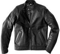 Spidi Mack Giacca moto in pelle, nero, taglia 54 per maschi