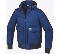 Spidi Metromover H2Out Giacca tessile moto, blu/nero, Taglia XL