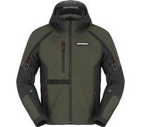 Spidi Mission-V H2Out impermeabile Giacca tessile moto, Verde scuro, Taglia S