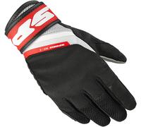 Spidi Neo-S Guanti da moto da donna, nero/bianco/rosso, Taglia L