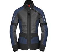 Spidi Net H2Out impermeabile Giacca tessile moto da donna, nero/blu, Taglia XXL