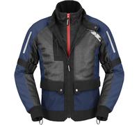 Spidi Giacca moto uomo Net H2Out 022 - impermeabile tessile - Nero/Blu XL