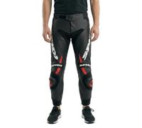 Spidi RR Pro 2, pantaloni in pelle 48 male Nero/Rosso