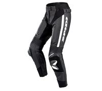 Spidi RR Pro 2 Pantaloni in pelle di moto da donna, Bianco/nero, Taglia 46