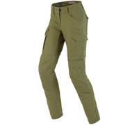 Spidi Pathfinder Cargo Pantaloni tessili da moto da donna, Verde Militare, Taglia 32