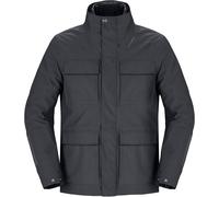 Spidi Pentagon H2Out Giacca tessile da motocicletta impermeabile, nero-grigio, taglia L per maschi