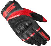 Spidi Power Carbon Guanti da moto da donna, nero-rosso, taglia S per donne