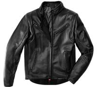 Spidi Premium Giacca in pelle motociclistica, nero, Taglia 52