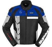 Spidi Progressive Net WindOut Giacca tessile moto, nero/bianco/blu/rosso, Taglia XL