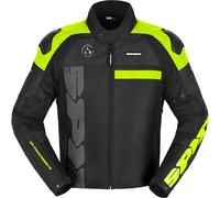Spidi Progressive Net WindOut Giacca tessile moto, nero-giallo, taglia L