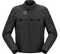 Spidi Race Warrior 2 H2OUT Giacca tessile da motocicletta impermeabile, nero, Taglia S