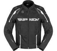 Spidi Race Warrior 2 Net Giacca tessile da moto, Bianco/nero, Taglia S