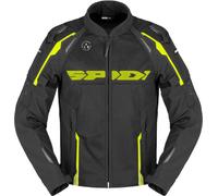 Spidi Race Warrior 2 Net, giacca in tessuto S male Nero/Giallo Fluo