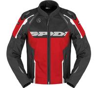 Spidi Race Warrior 2 Net Giacca tessile da moto, rosso, Taglia L