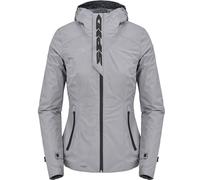 Spidi Rain H2Out impermeabile Felpa con cappuccio da moto da donna, grigio, taglia 2XL per donne