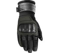 Spidi Rainwarrior 2 H2Out Guanti da moto impermeabili, nero-verde, taglia 2XL per maschi