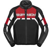 Spidi Rapid H2Out giacca di pelle da moto impermeabile, rosso, Taglia S