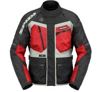 Spidi Ridemaster Giacca tessile da motocicletta impermeabile, rosso, taglia 3XL per maschi