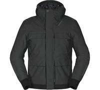 Spidi Riding Parka H2Out impermeabile Moto Tessile Giacca, nero-grigio, taglia M per maschi