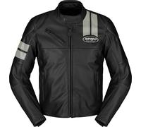 Spidi Roar, giacca in pelle 46 male Nero/Grigio Chiaro