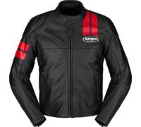 Spidi Roar, giacca in pelle 48 male Nero/Rosso