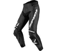 Spidi RR Pro 2 Pantaloni in pelle moto, nero-bianco, taglia 52