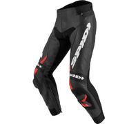 Spidi RR Pro 2, pantaloni in pelle 52 male Nero/Rosso
