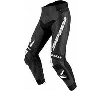 Spidi RR Pro 2 Wind Pantaloni moto in pelle, Bianco/nero, Taglia 54
