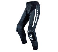 Spidi RR Pro Le signore moto pantaloni in pelle, nero-bianco, taglia 44 per donne