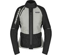 Spidi Crossmaster 2 H2Out impermeabile Giacca tessile moto da donna, nero-bianco, taglia L per maschi