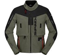 Spidi Frontier Giacca tessile moto, nero-verde, taglia 3XL