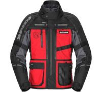 Spidi Hard Track 3 H2Out impermeabile Giacca tessile moto, rosso, taglia M per maschi