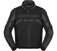 Spidi Rapid H2Out giacca di pelle da moto impermeabile, nero, taglia S per maschi