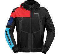 Spidi Warrior H2OUT Cappuccio impermeabile per motociclette, nero/rosso/blu, Taglia L