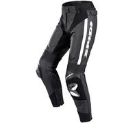 Spidi RR Pro 2 Pantaloni in pelle di moto da donna, nero-bianco, taglia 40 per donne