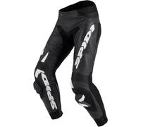 Spidi RR Pro Warrior Pantaloni in pelle moto, Bianco/nero, Taglia 48