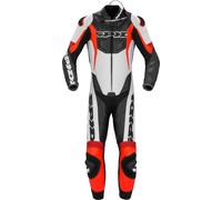 Spidi Sport Warrior Pro, completo in pelle, 1 pezzo, traforato 52 male Nero/Rosso
