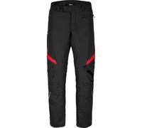 Spidi Sportmaster H2Out pantaloni tessili da moto impermeabili, nero-rosso, taglia M