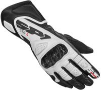 Spidi STR-6 Guanti moto da donna, Bianco/nero, Taglia S