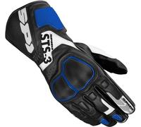 Spidi STS-3 Guanti da moto, nero/blu, Taglia 2XL