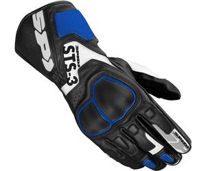 Spidi STS-3 Guanti da moto, nero-blu, taglia 2XL per maschi