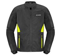 Spidi Super Net Giacca Moto, nero-giallo, taglia XL