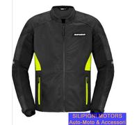 SPIDI SUPER NET T306 Giacca Moto Estiva Traforata Col. 486 Nero-Giallo Fluo