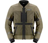 Spidi Tech Armor 2 Giacca tessile da motocicletta, Verde Militare, Taglia 5XL