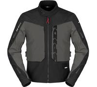 Spidi Terran Tex Giacca tessile da moto, nero/grigio scuro, Taglia XL