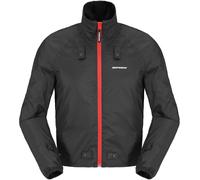 Spidi Thermo Rain Chest H2Out impermeabile Moto Tessile Giacca, nero, taglia L per maschi
